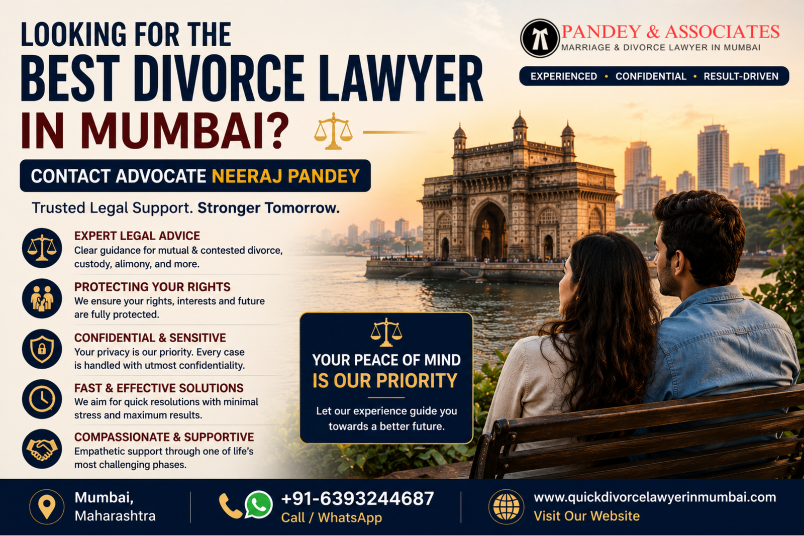 Looking for the Best Divorce Lawyer in Mumbai? Contact Advocate Neeraj Pandey