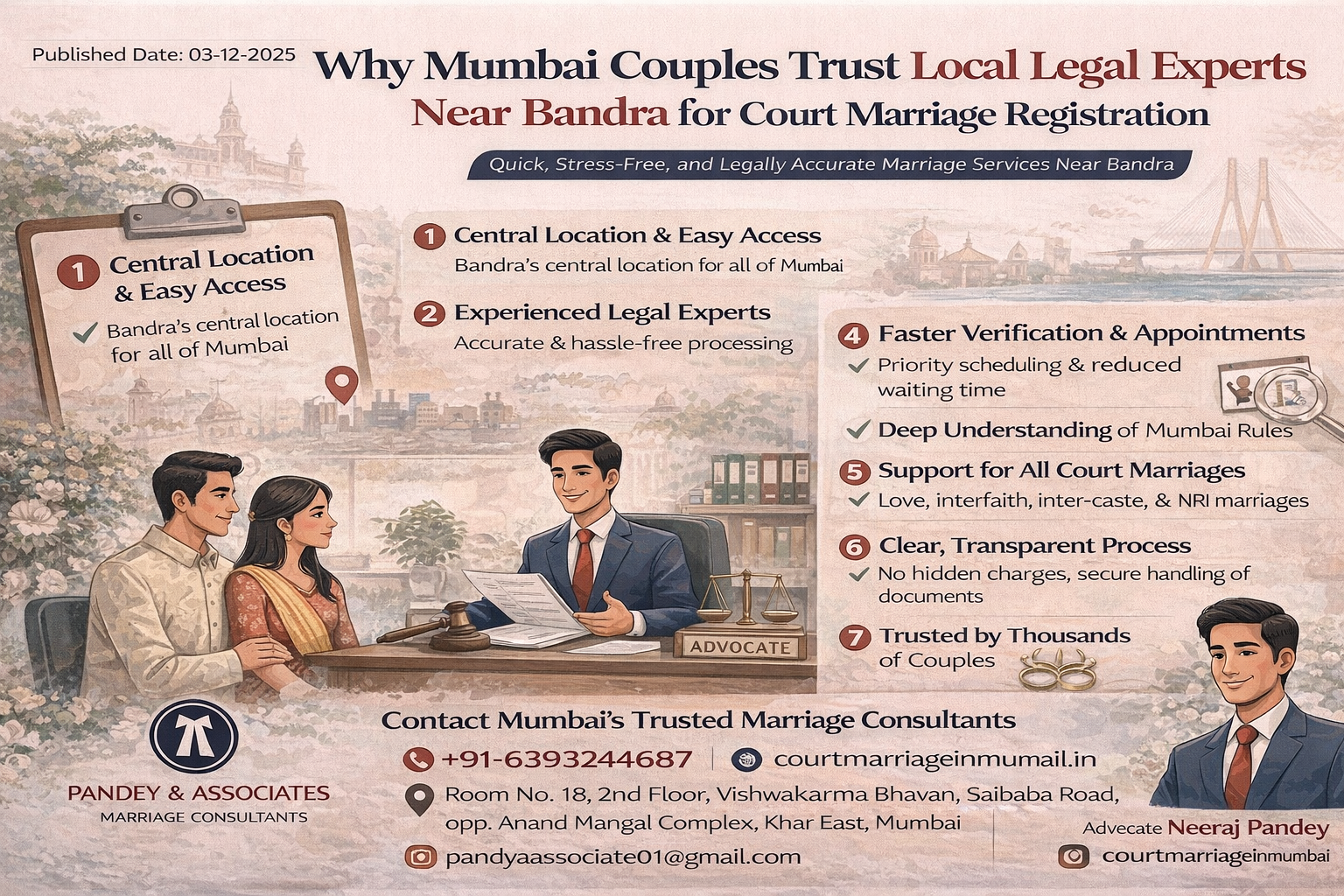 Why Mumbai Couples Trust Local Legal Experts Near Bandra
