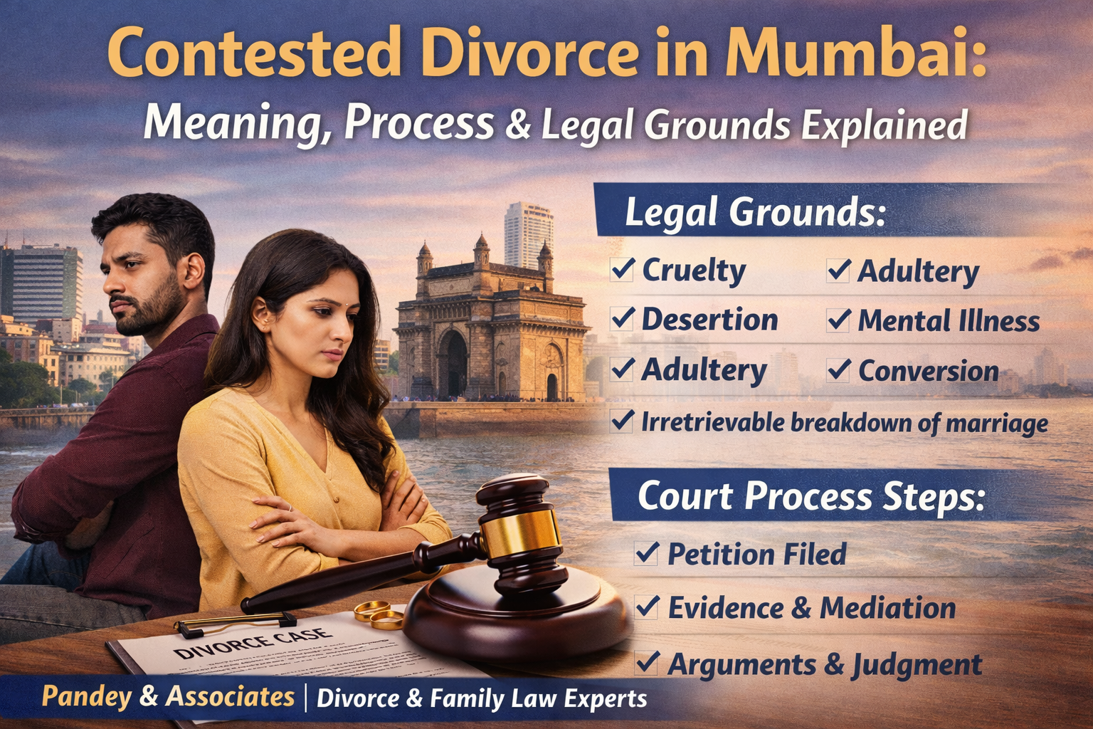 Contested Divorce in Mumbai: Meaning, Process & Legal Grounds Explained