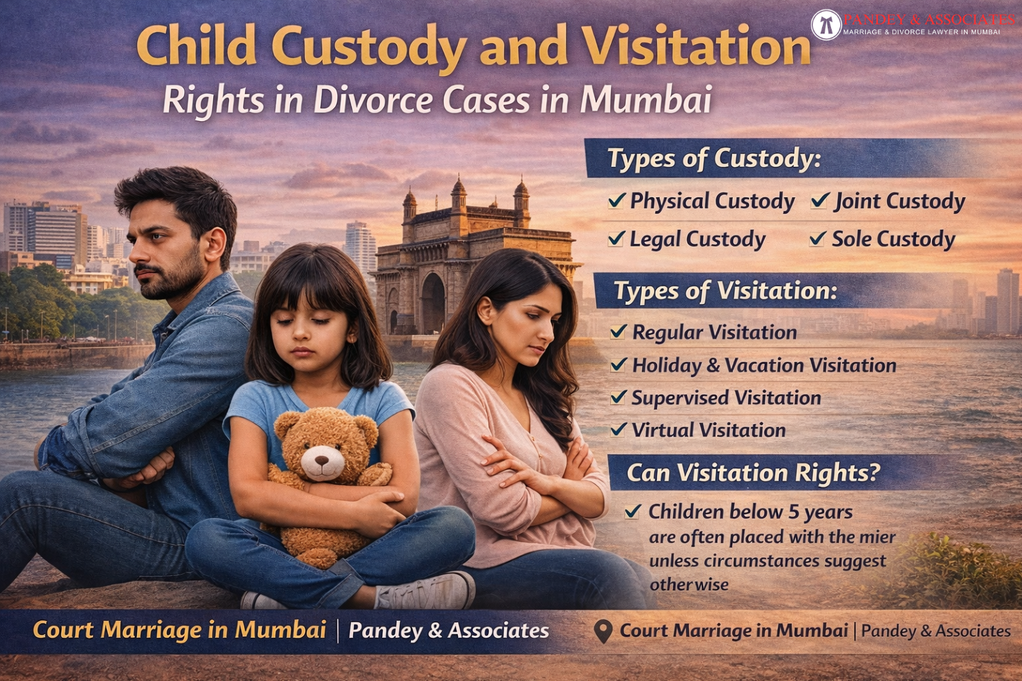 Child Custody and Visitation Rights in Divorce Cases in Mumbai