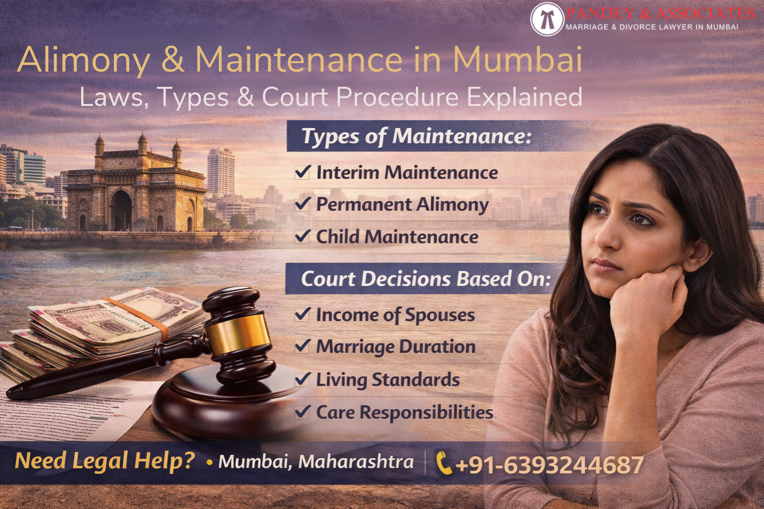 Alimony & Maintenance in Mumbai: Laws, Types & Court Procedure Explained