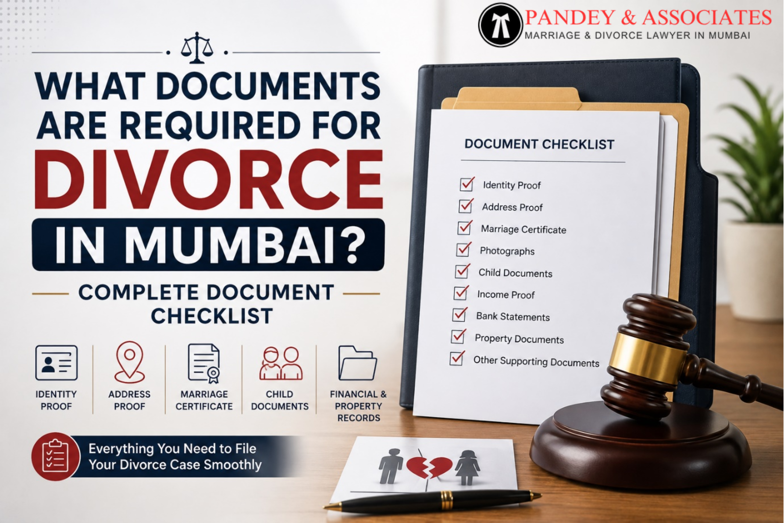 What Documents Are Required for Divorce in Mumbai - Complete Document Checklist